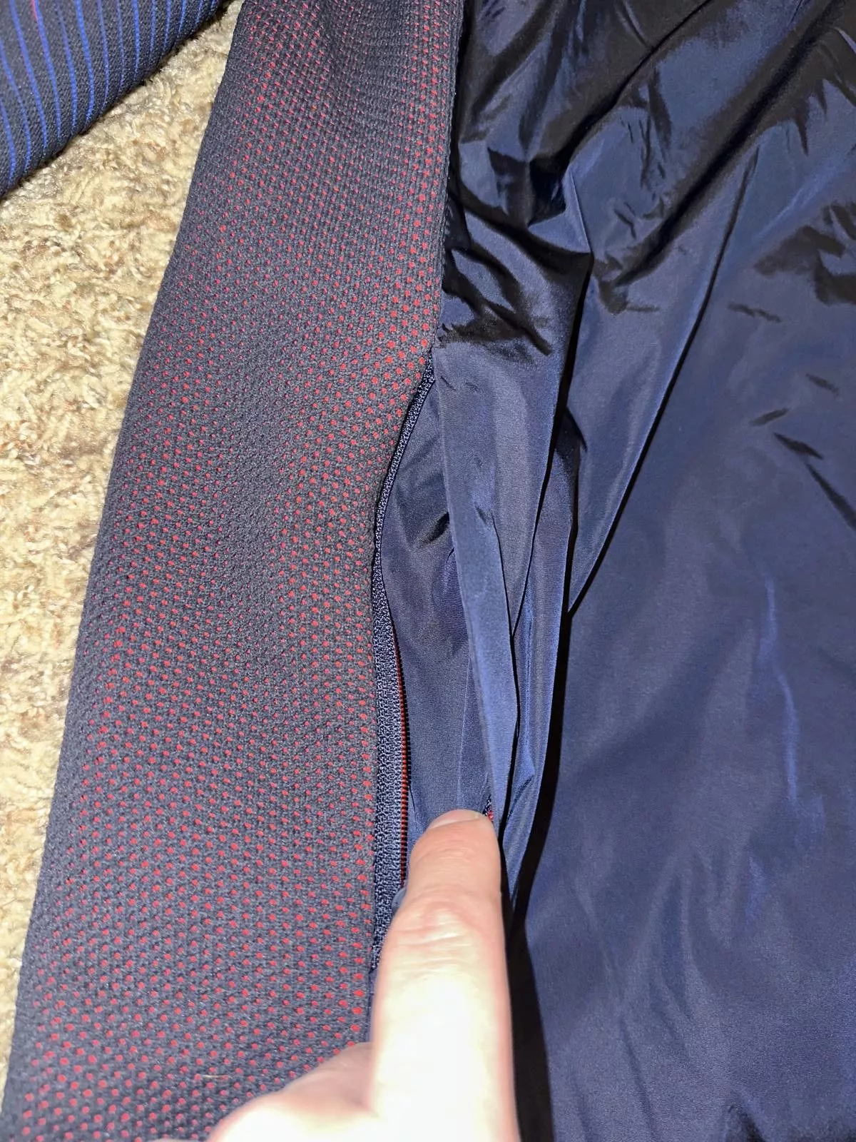 Nike Light Jackets Nike Lab Team USA Olympic Dynamic Reveal Tech Knit Jacket 2016 RIO Made in Italy Blue