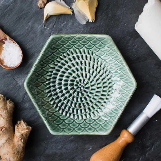 Sage Green Grate Plate