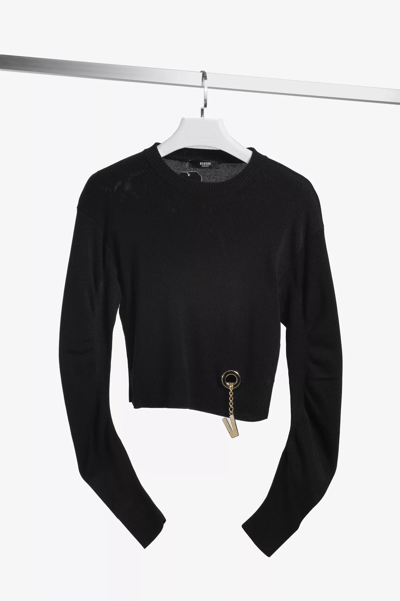 Versus Versace Sweaters Versus Versace Black Knit Sweater