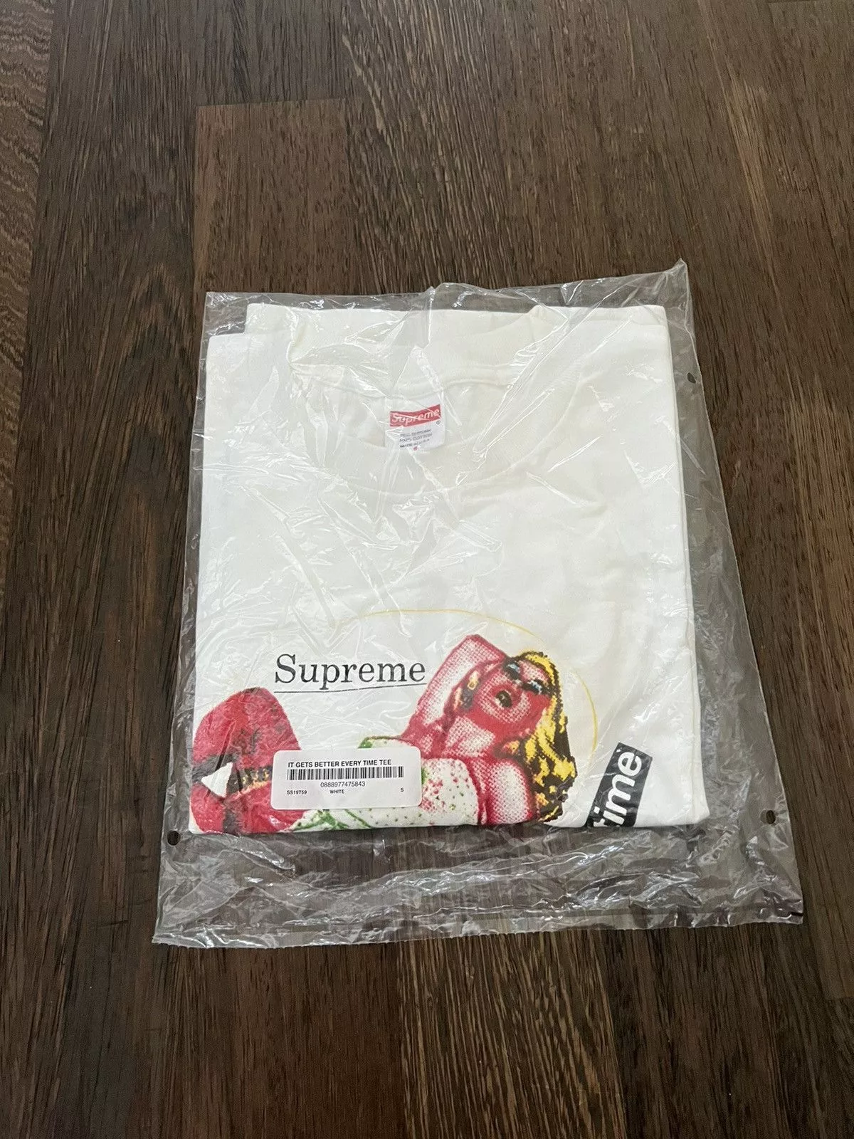 Supreme Short Sleeve T Shirts Supreme It Gets Better Every Time Tee White