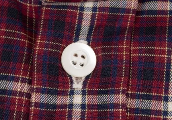 Junya Watanabe Shirts Button Ups Junya Watanabe Shirt Paneled Check Switch Long Sleeve Red