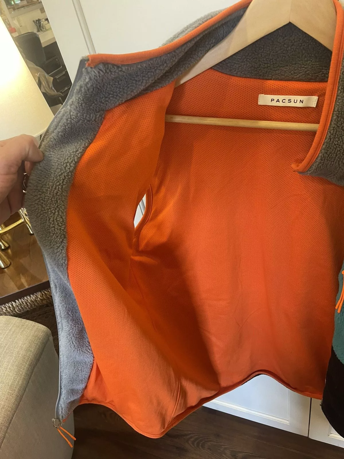 Pacsun Vests Pacsun Sz M Zip Up Fleece Vest Multi