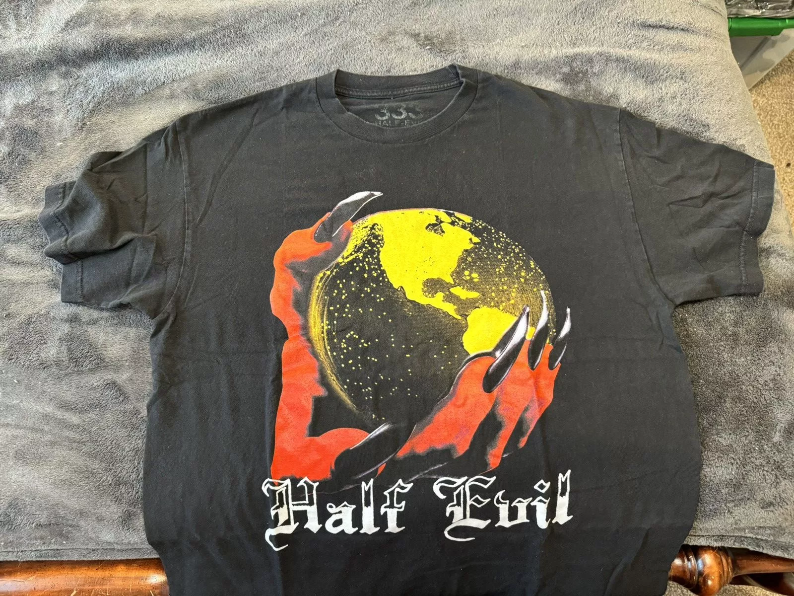 Half Evil Short Sleeve T Shirts Half Evil Tee Black