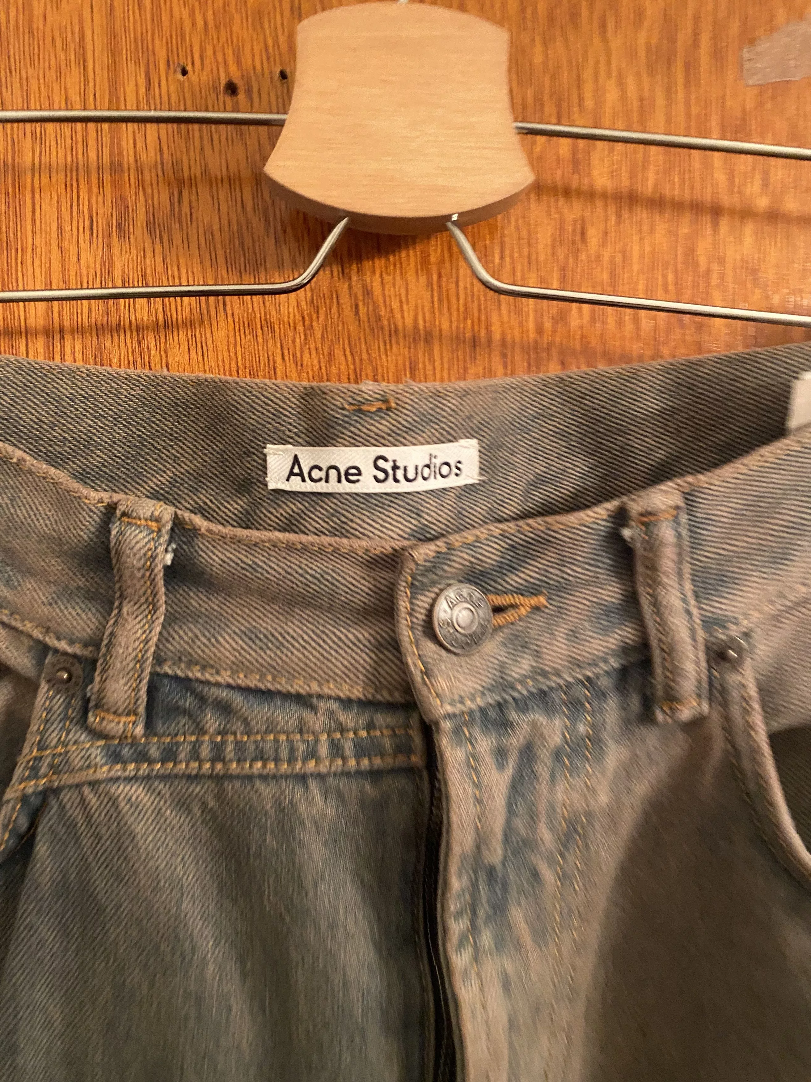 Acne Studios Denim Acne Studios Patchwork Denim Blue
