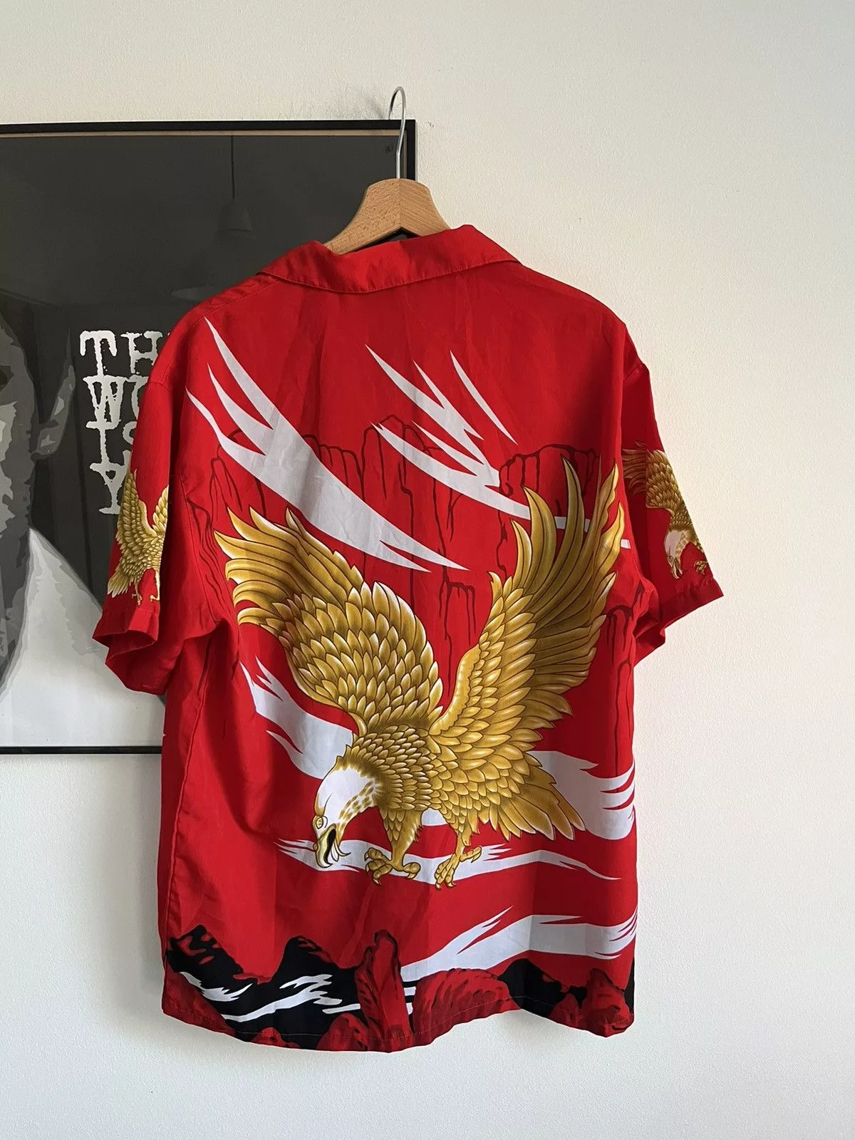 Vintage Shirts Button Ups Vintage fighting eagle button up shirt Multi