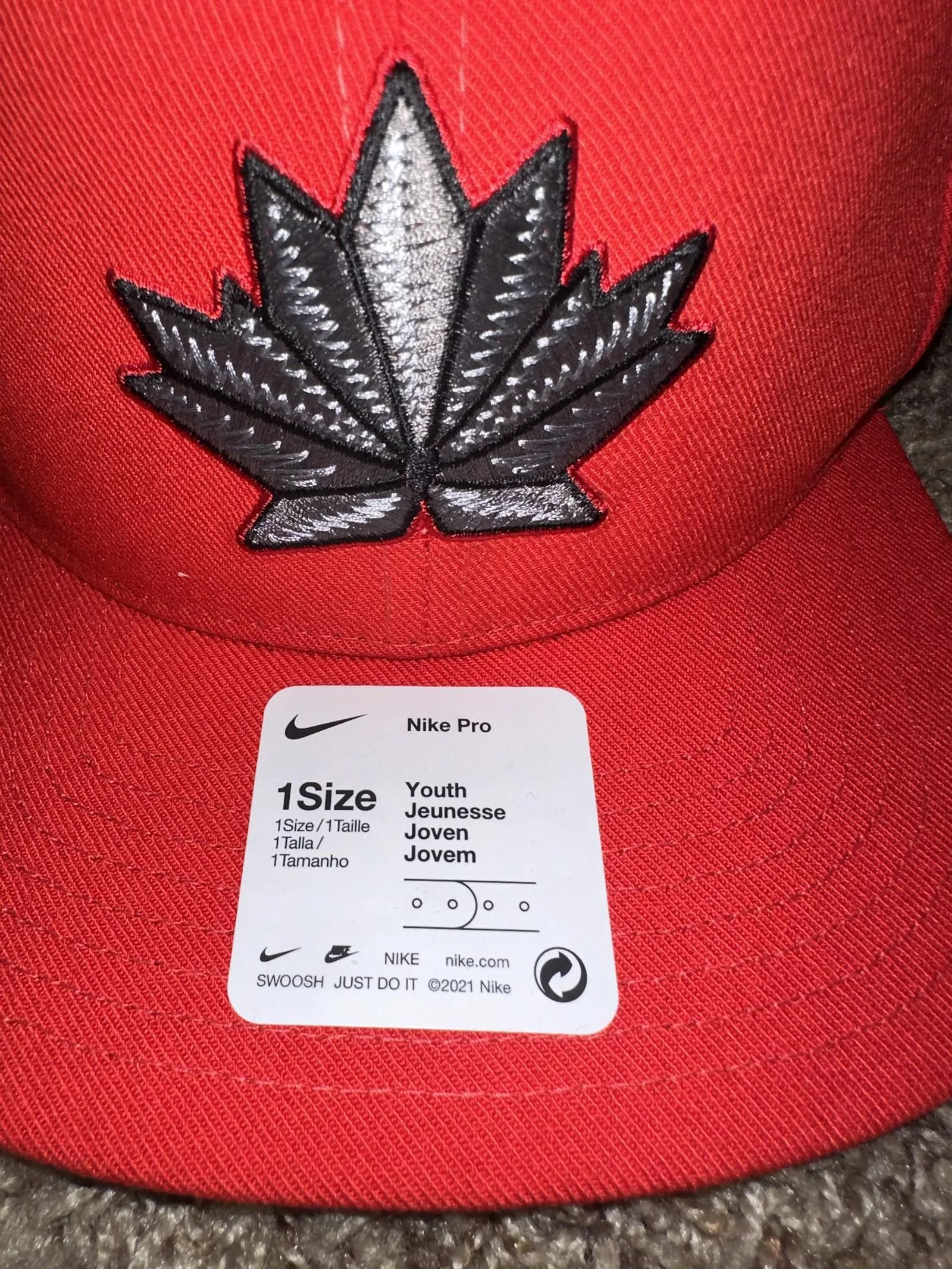 Nike Hats Men's Nike Red Hockey Canada 2022 Snapback Adjustable Hat