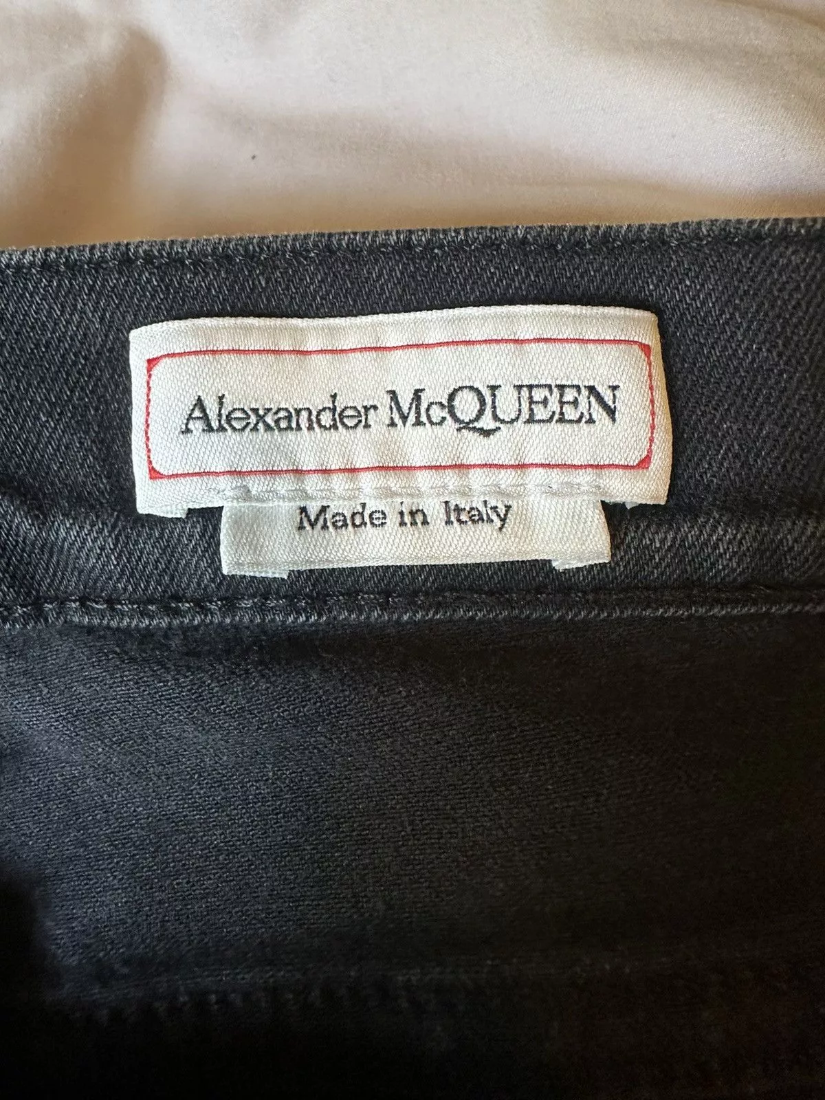Alexander McQueen Denim Alexander McQueen Jeans Black