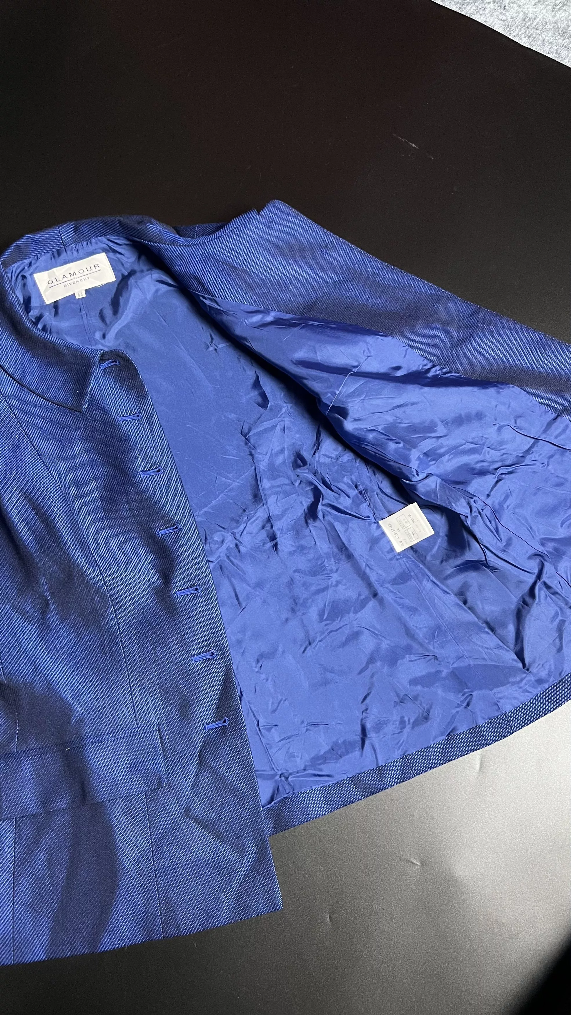 Givenchy Blouses GLAMOUR BY GIVENCHY ROYAL BLUE BLOUSE