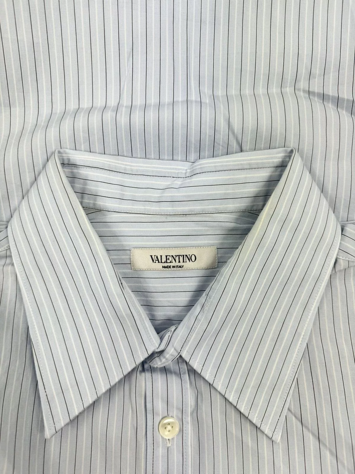 Valentino Shirts Button Ups VALENTINO OVERSIZED STRIPE SHIRT Blue