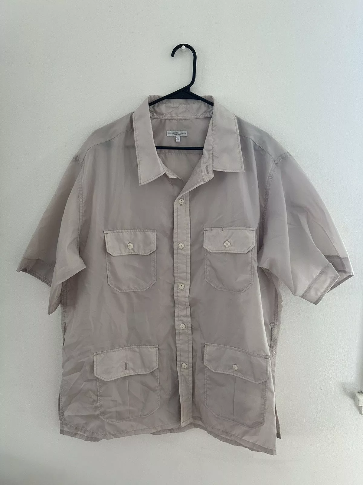 Engineered Garments Shirts Button Ups Engineered Garments Trail Shirt Gray