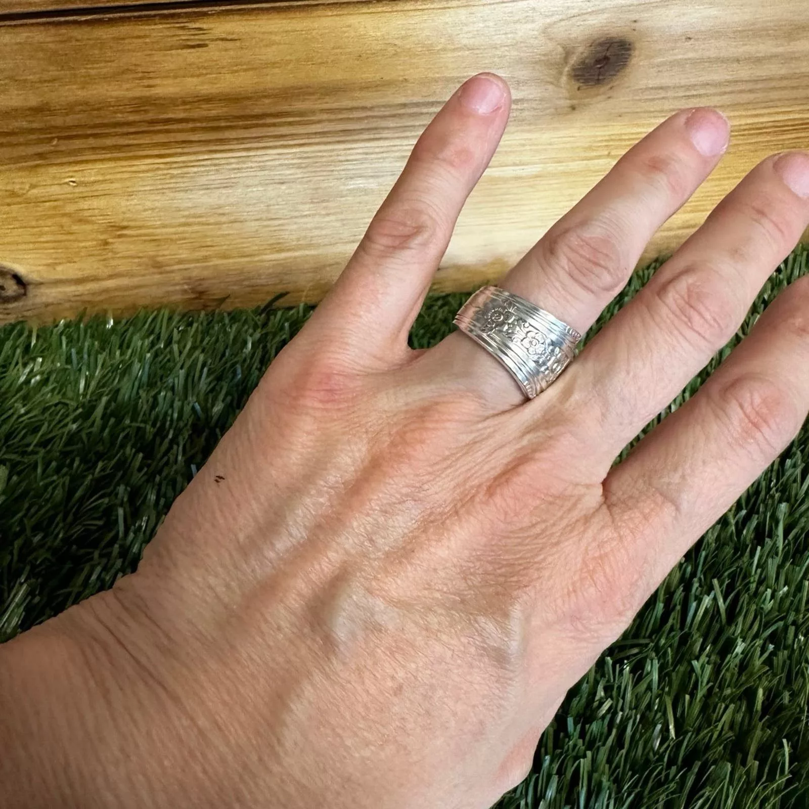 Handmade Rings Handmade Ring size 6.5 Silver