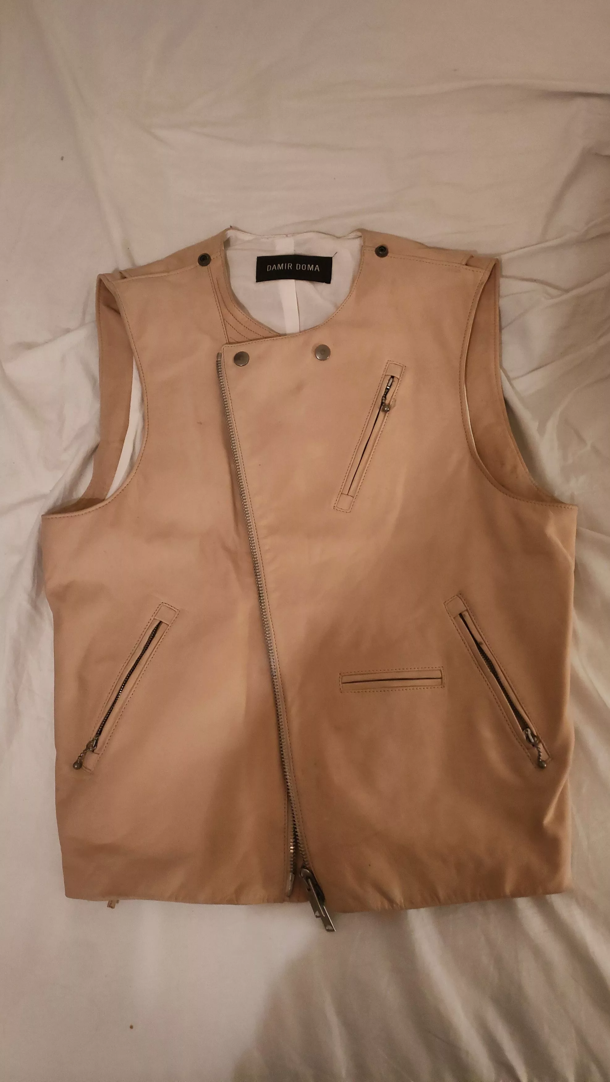 Damir Doma Leather Jackets Damir Doma "Wens" Leather jacket Pink