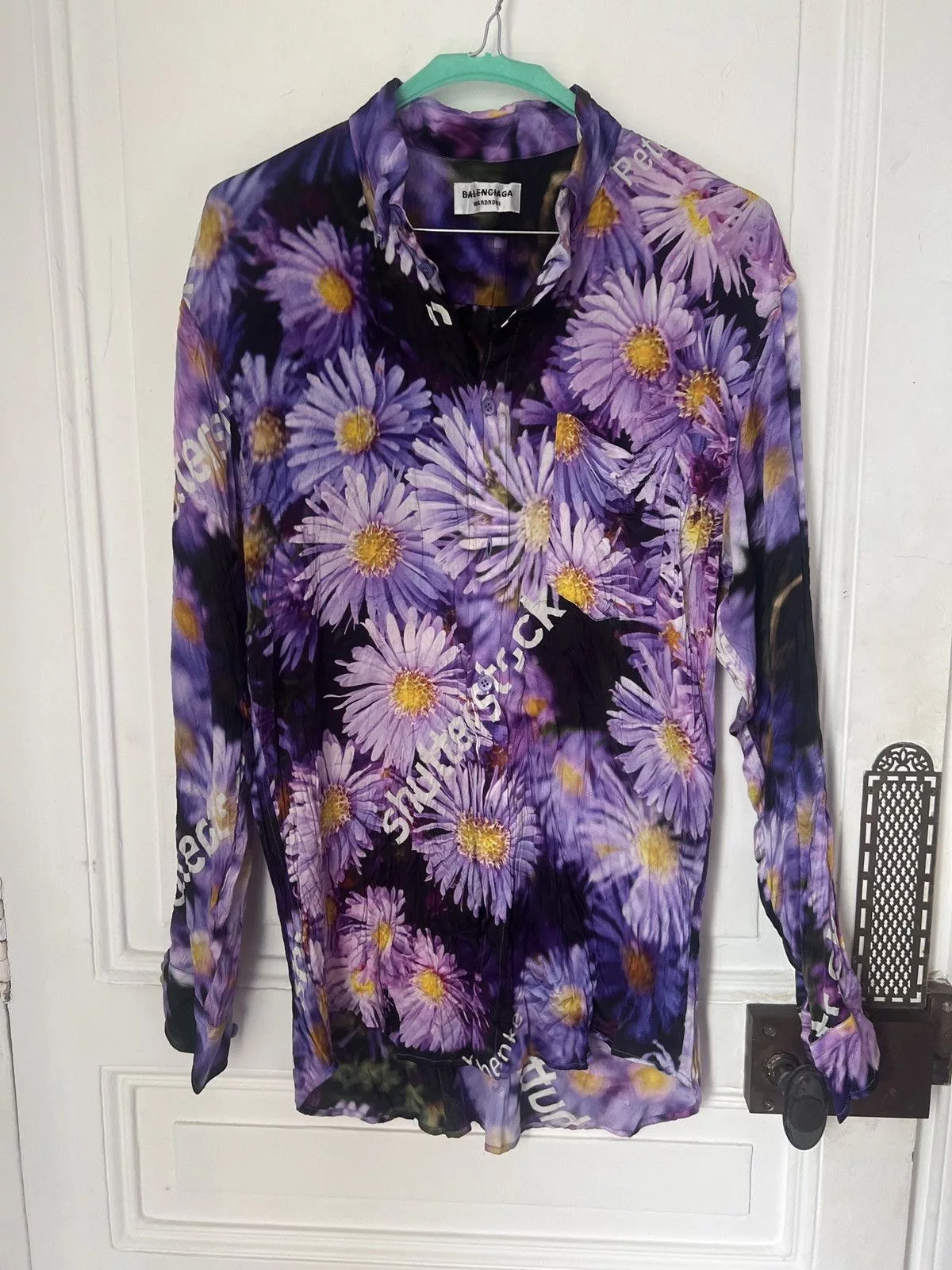 Balenciaga Button Ups Balenciaga shirt Brown