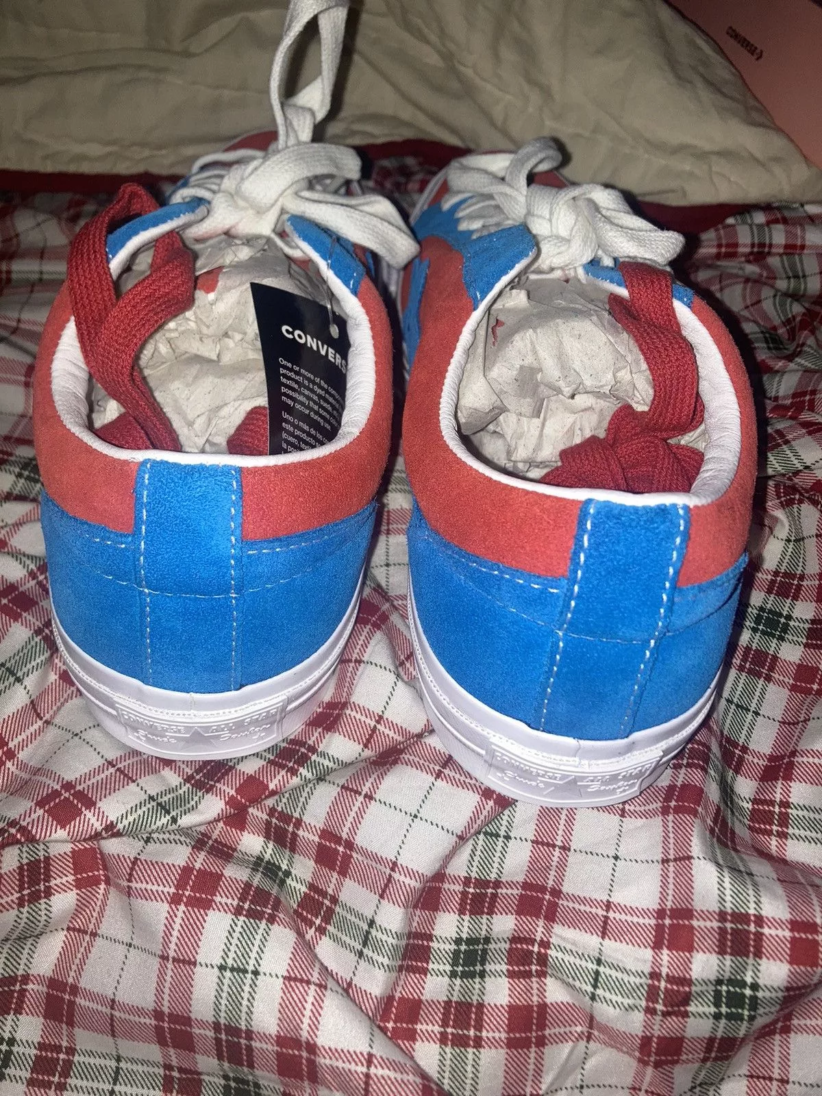 Golf le Fleur Low Top Sneakers Golf le Fleur × Golf Wang × Tyler The Creator Converse Ox Tyler the Creator Golf Le Fleur Red Blue Multi