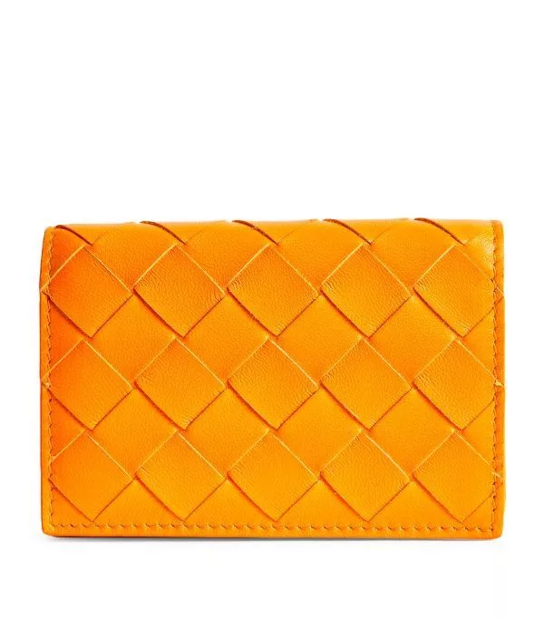 Bottega Veneta Wallets Bottega Veneta o1loc1c0624 Size: OS / 667141 Business Card Case in Orange