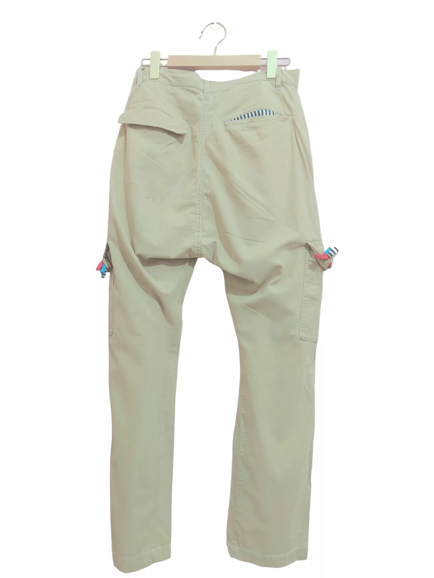 Issey Miyake Sweatpants Joggers Issey Miyake × Ne-Net Ne-Net Lightweight Thin Cotton High Rise by Issey Miyake Pink Vintage