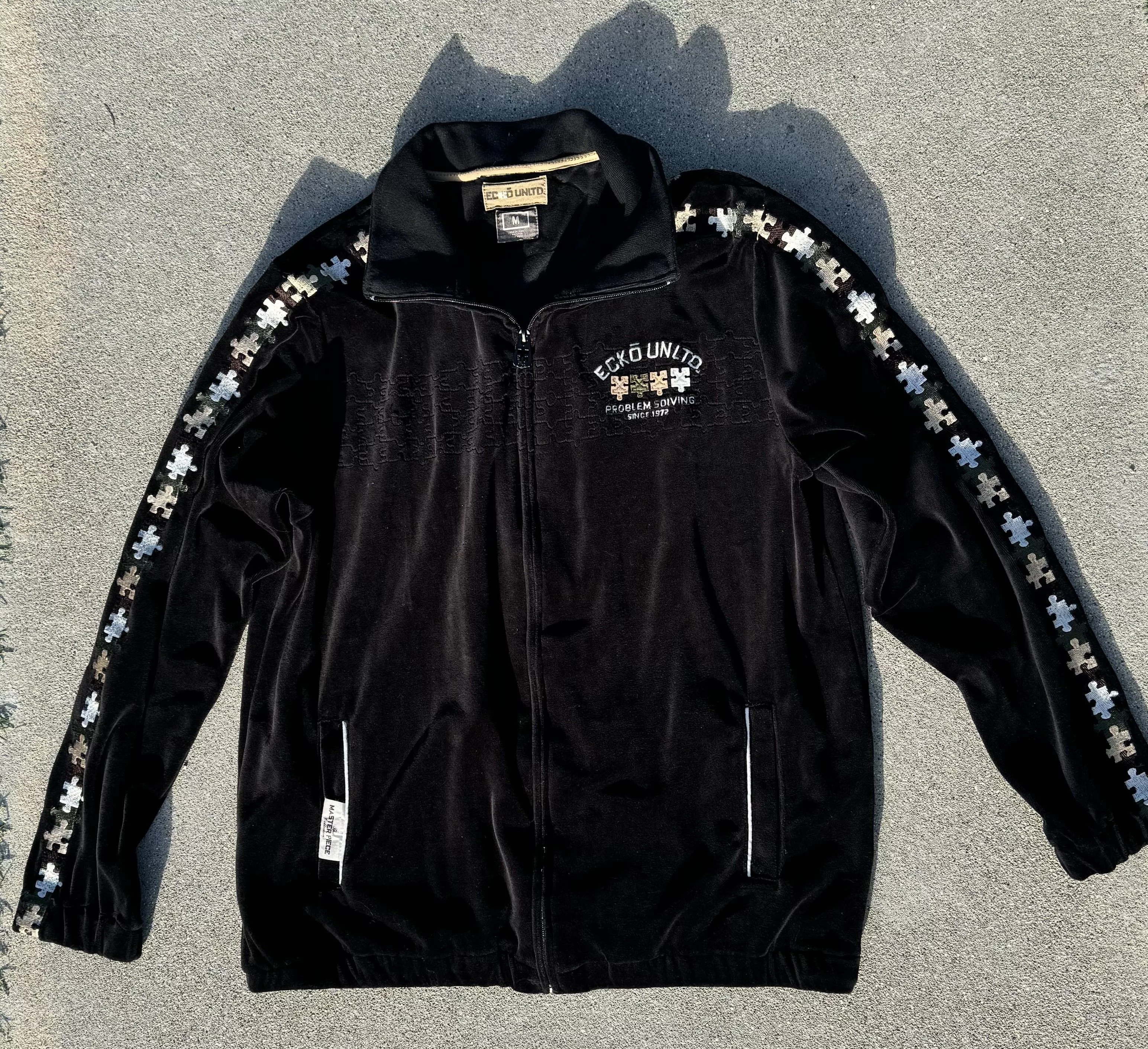 Ecko Unltd. Sweatshirts Hoodies Ecko Unltd. Track Jacket Velour Black
