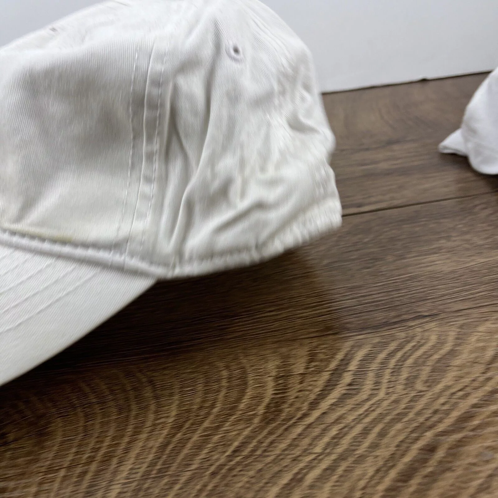Other Hats Other Plain White Hat White Hat Adjustable Adult Size Hat White Ca