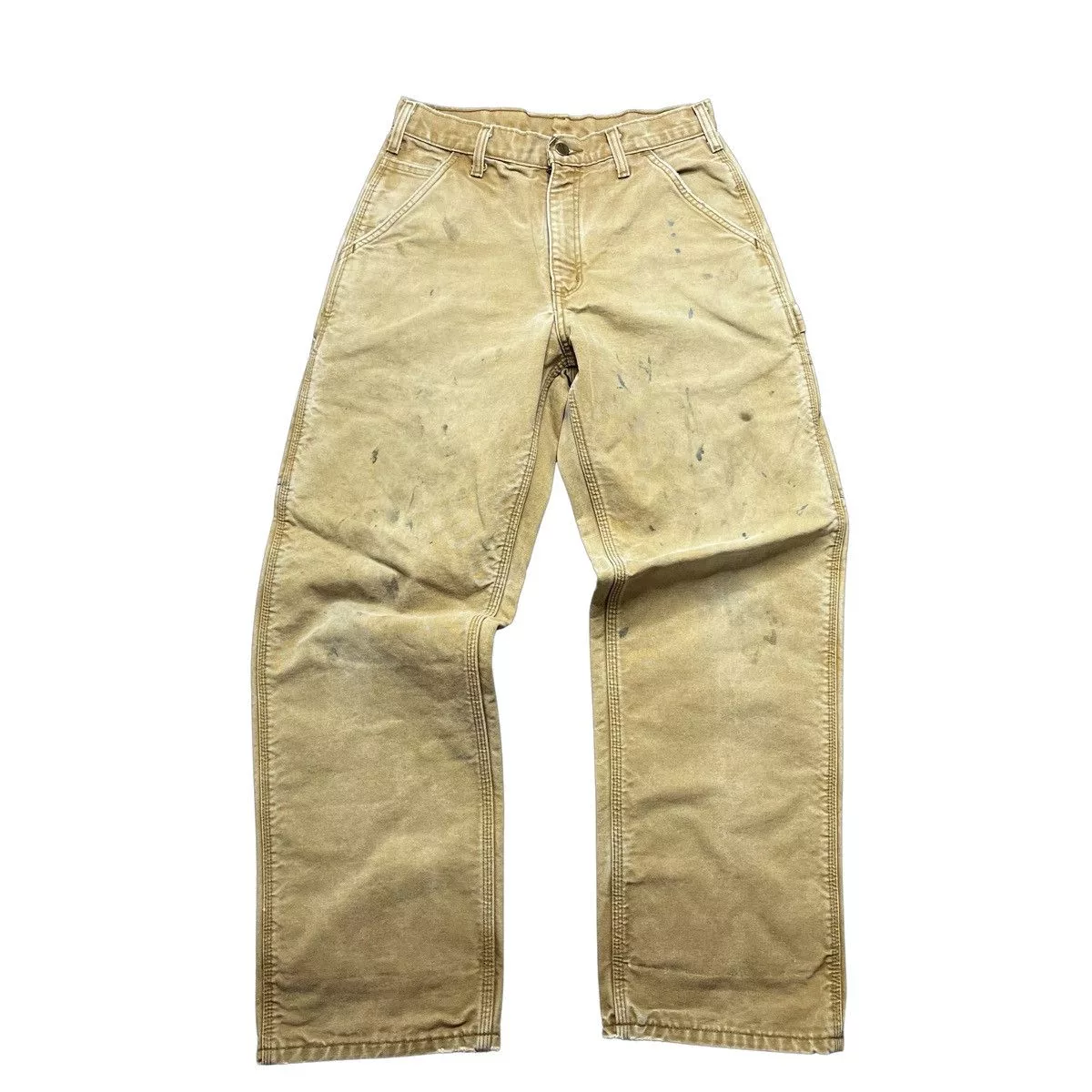Carhartt Casual Pants Carhartt × Vintage vintage carhartt khaki flannel pants Brown