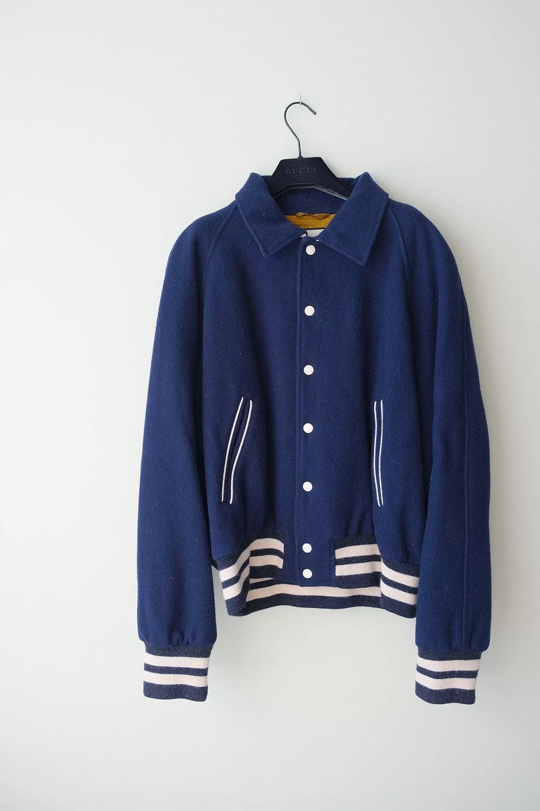 Gucci Bombers Gucci Wool Bomber Blue