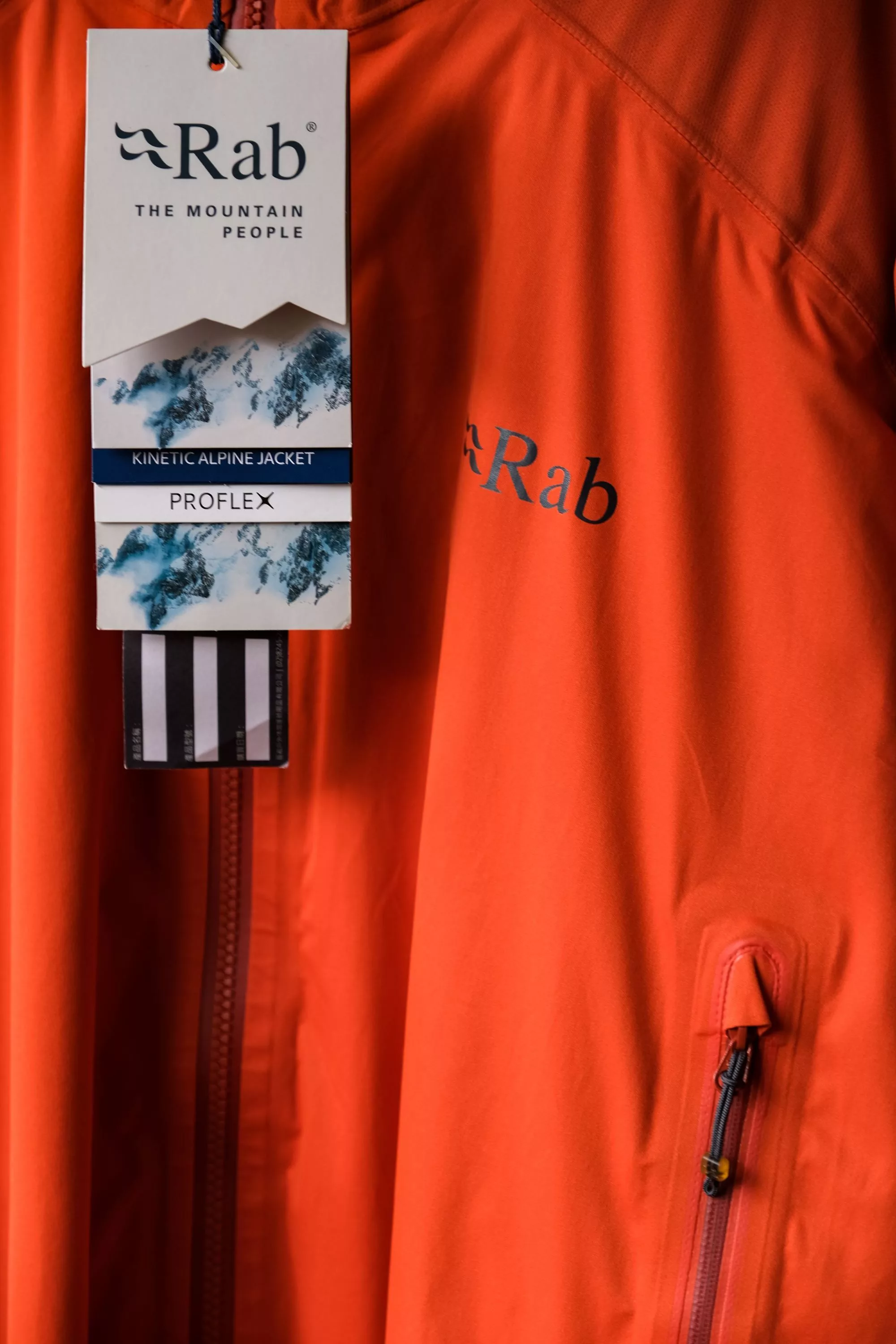 Rab Light Jackets Rab Men's Kinetic Alpine Jacket - Firecracker Orange Sportswear