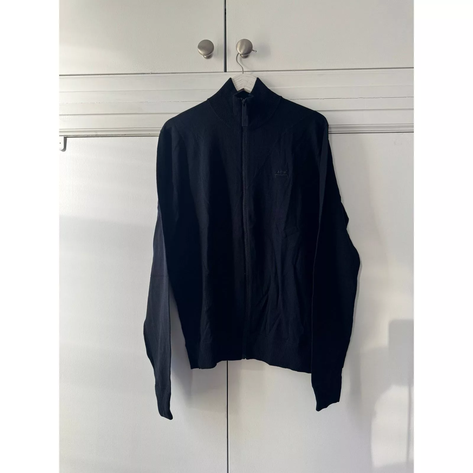A-COLD-WALL* Sweaters Knitwear A-COLD-WALL* Full Zip Stand Collar Warm Up Jacket Black