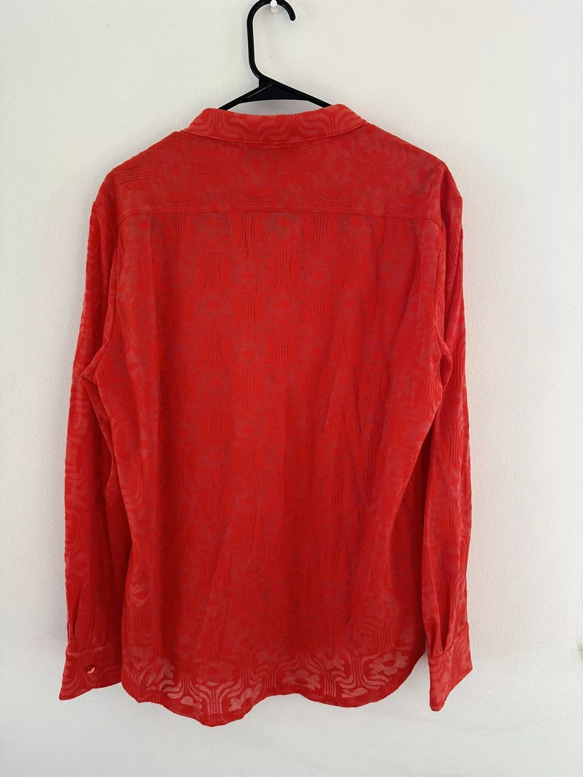 Eckhaus Latta Shirts Button Ups Eckhaus Latta Button Up Red