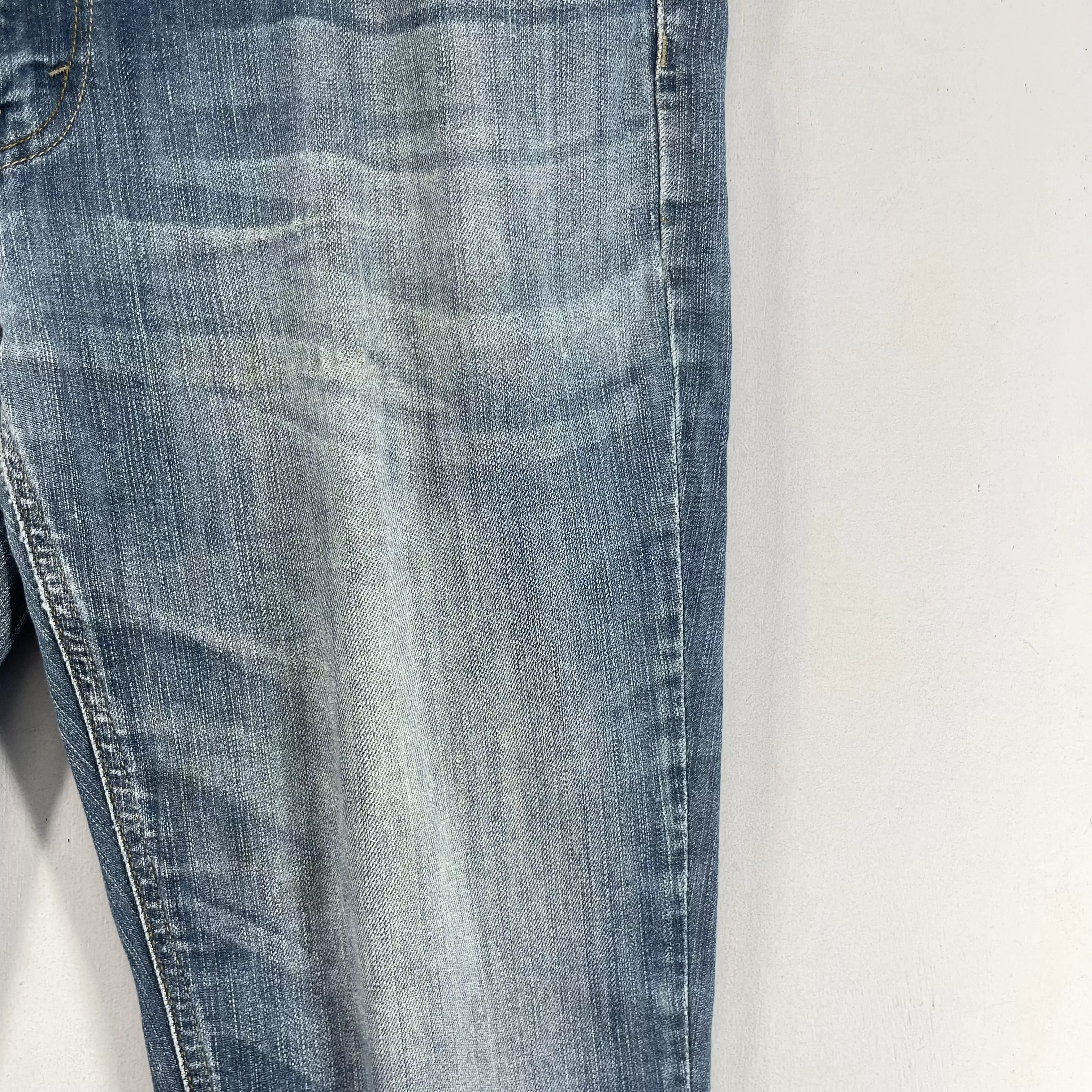 Levi's Denim Levi's Size 39 Vintage Levis Signature Distressed Reconstruct Jeans Blue Streetwear