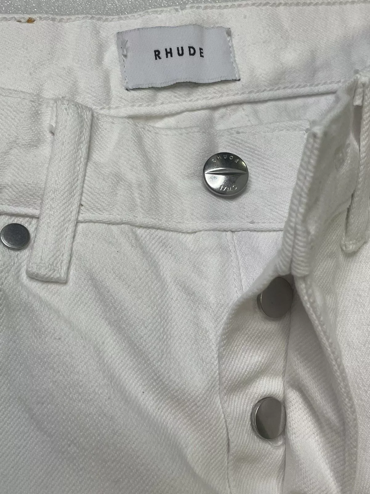 Rhude Denim Rhude White Denim Jeans