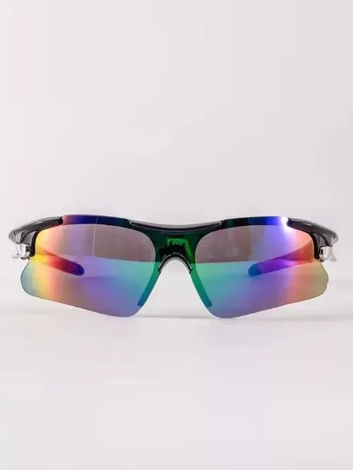 Electric Visual Glasses Electric Visual Retro Punk Kurt Cobain Style Sunglasses Wrap Around Fashion Black Vintage