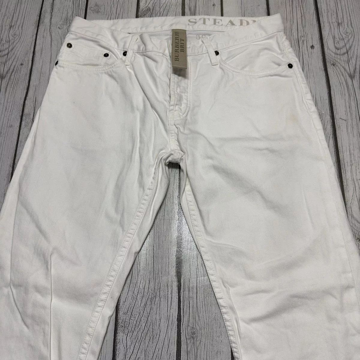 Burberry Denim Burberry Brit Steadman jeans White