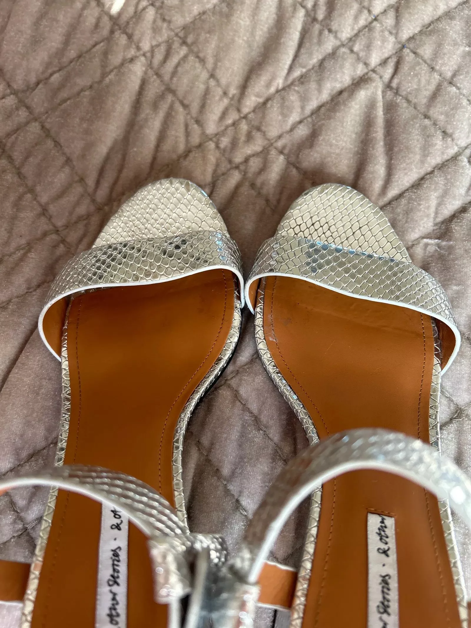 & Other Stories Sandals Silver