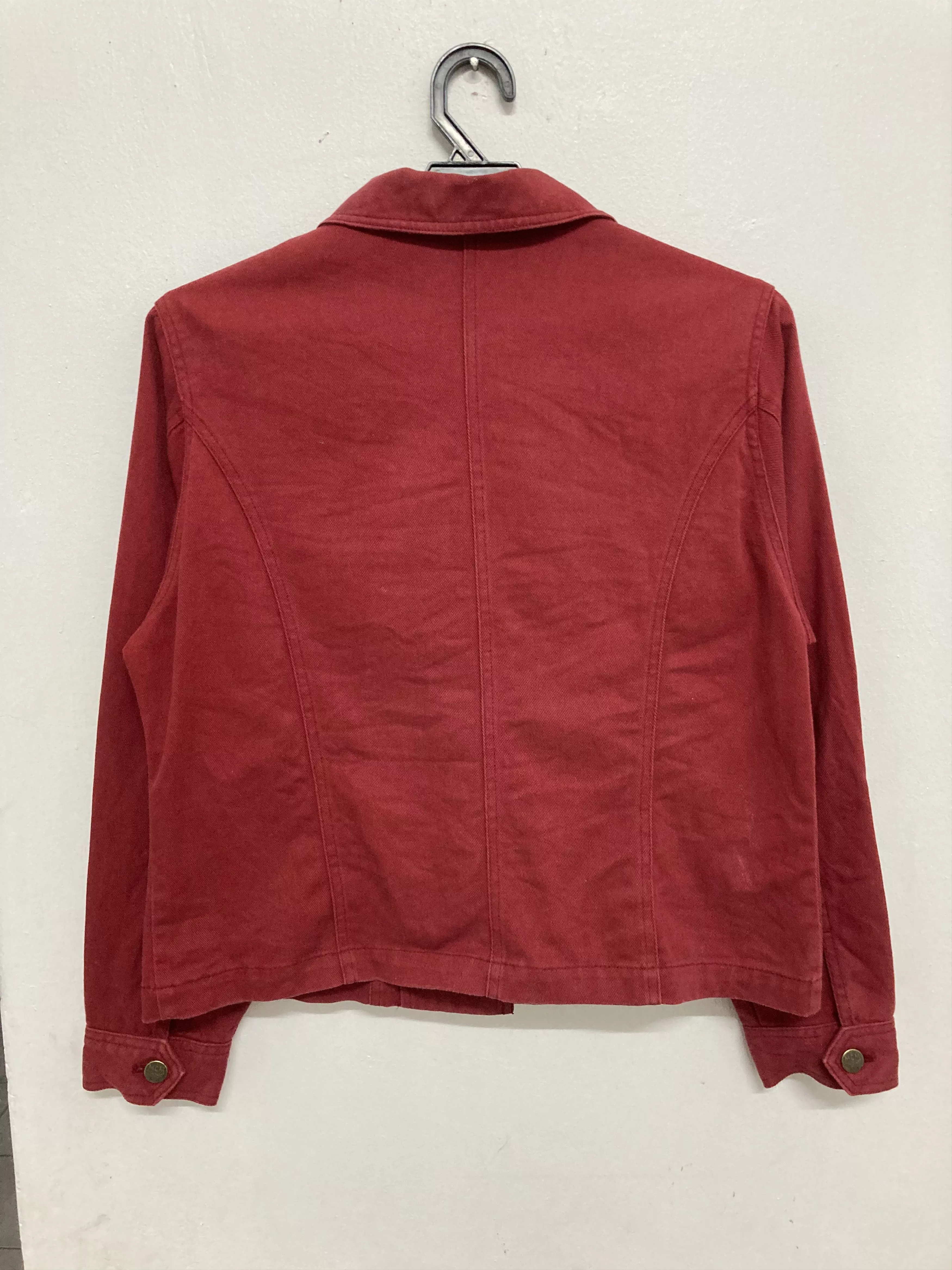 MCM Denim Jackets MCM Denim Jacket Truckle Red