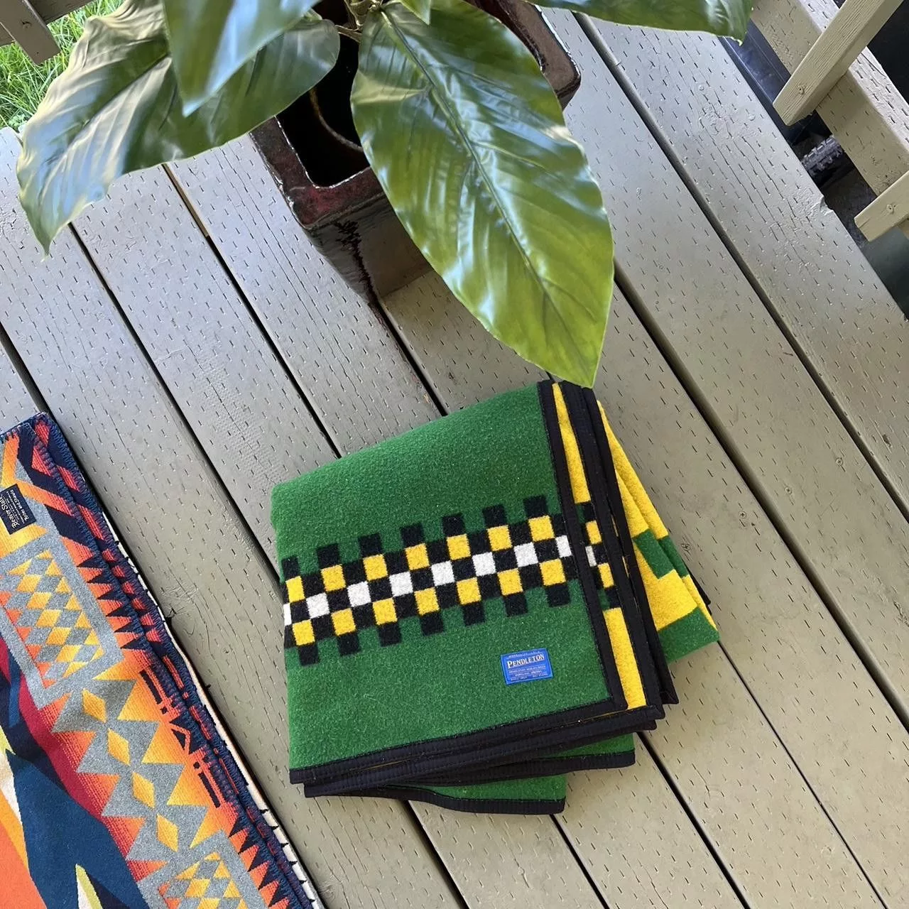 Pendleton Miscellaneous pendleton blanket Green