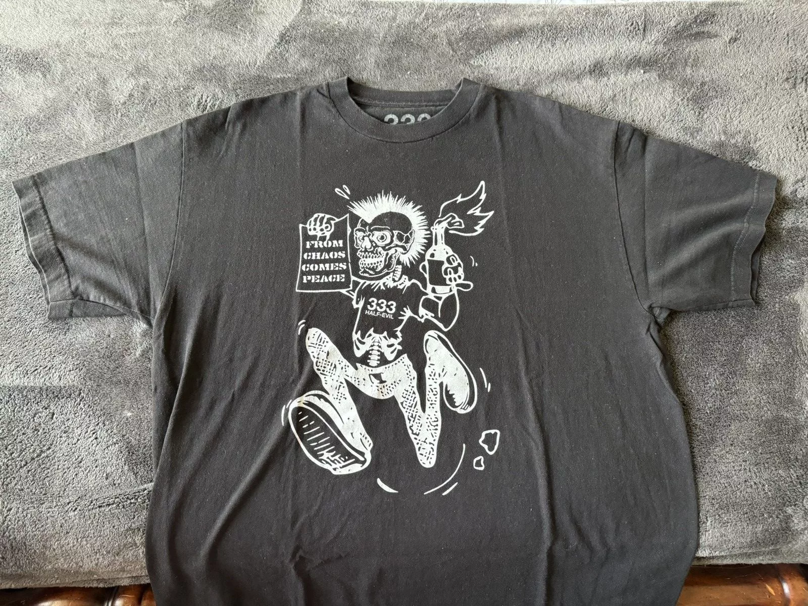 Half Evil Short Sleeve T Shirts Half Evil Tee Black