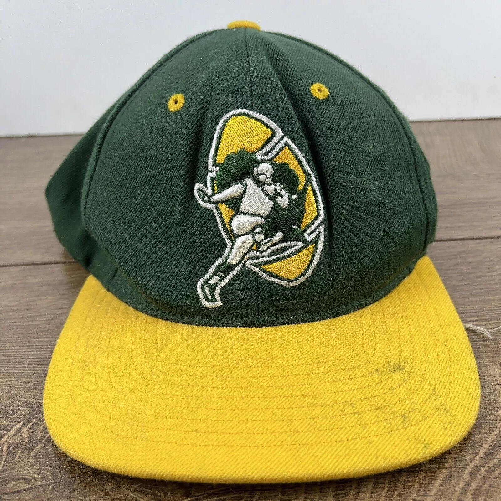 Mitchell & Ness Hats Mitchell & Ness Vintage Green Bay Packers Hat Green Hat Snapback Adjustable