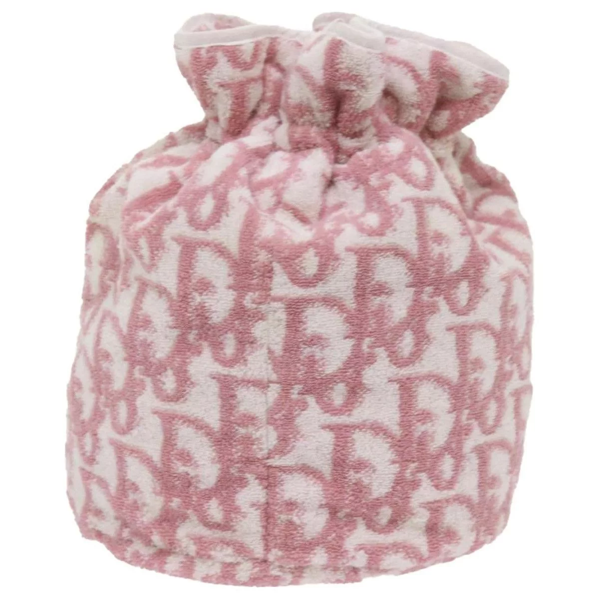 Dior Other DIOR TROTTER DRAWSTRING MINI POUCH PINK WHITE BAG Luxury