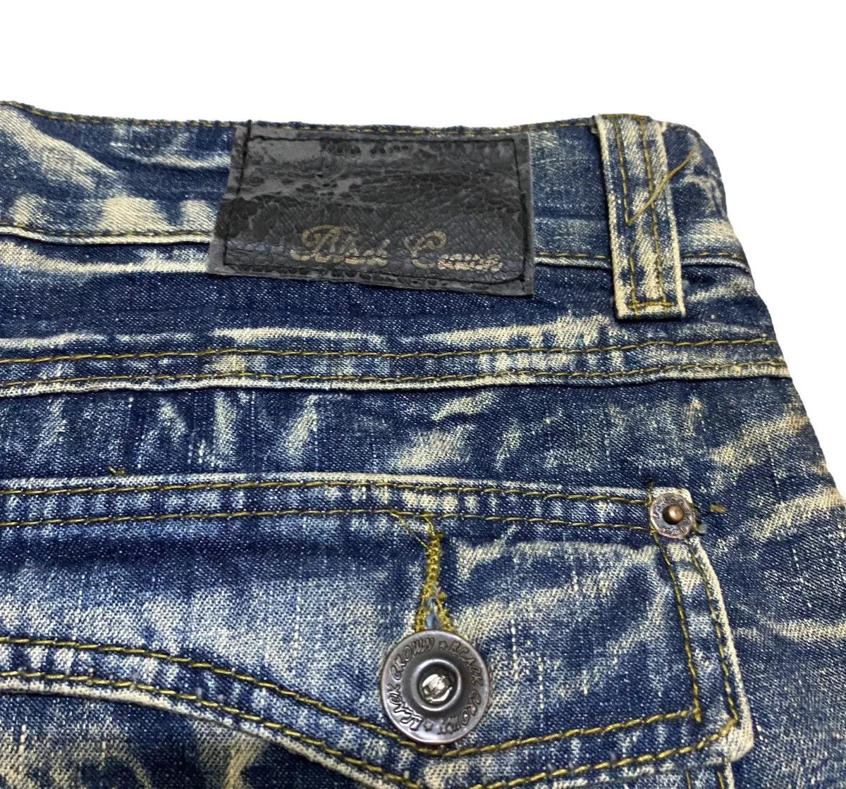 If Six Was Nine Denim If Six Was Nine Rare Design Vintage Brand Black Crown Flared Jeans 1990s Blue Avant-Garde