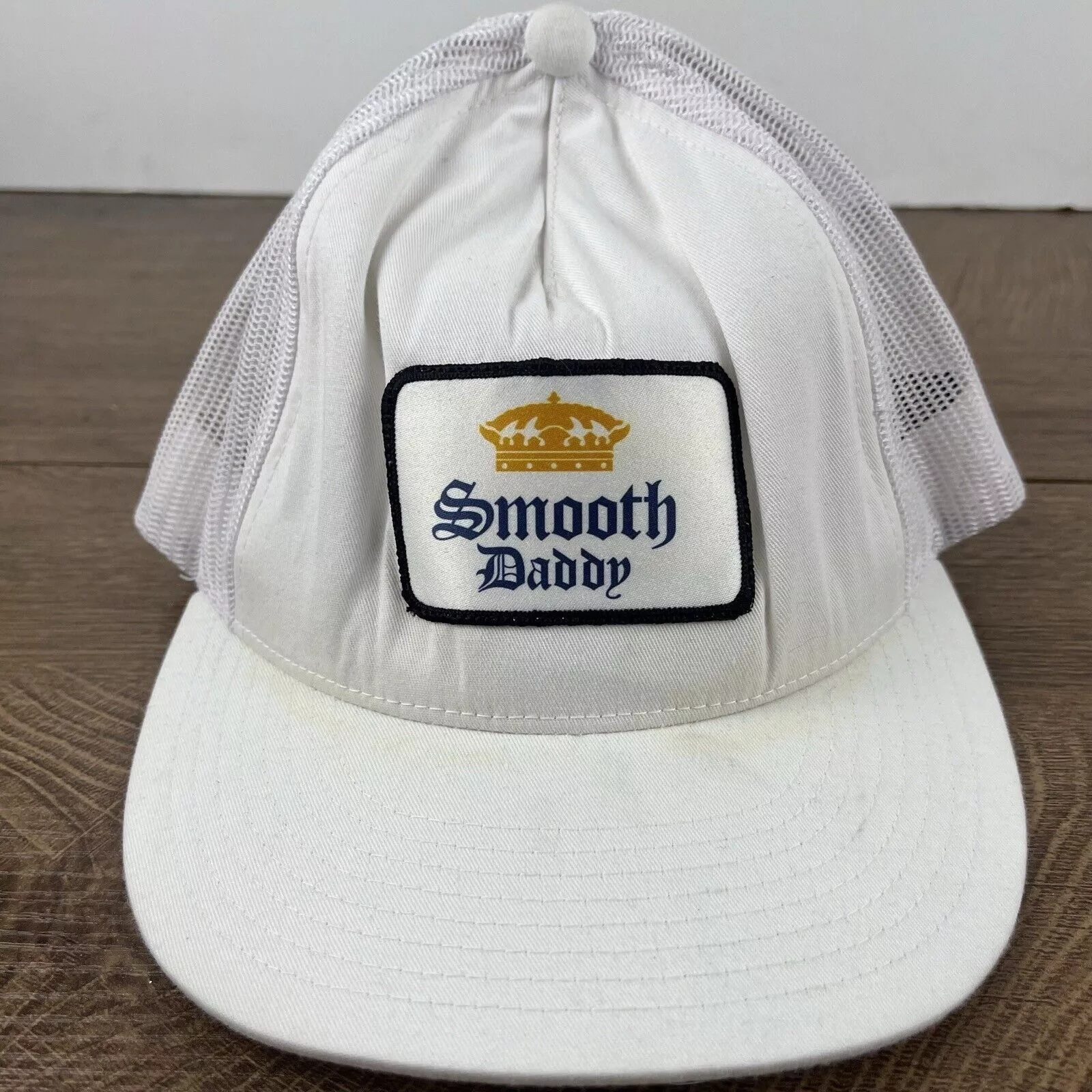 Other Hats Other Smooth Daddy Hat Corona Snapback Hat White Adjustable Hat Ad Vintage