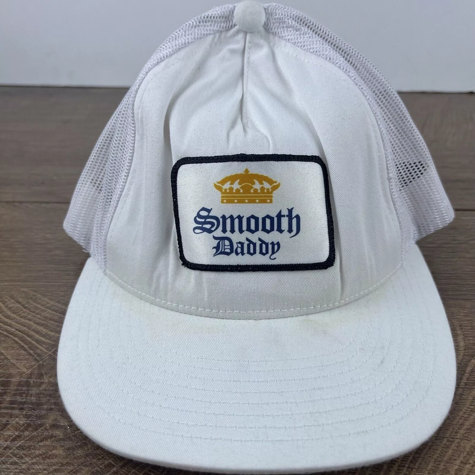 Other Hats Other Smooth Daddy Hat Corona Snapback Hat White Adjustable Hat Ad Vintage
