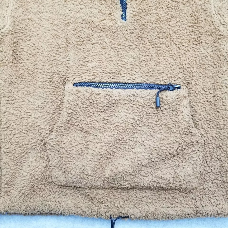 Other Jackets Other No Boundaries Sherpa Jacket Womens XS Pullover Mock Neck Brown