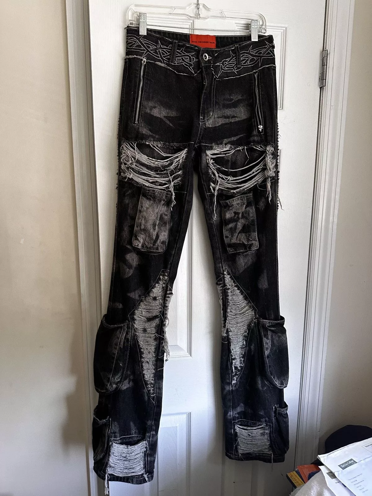 Who Decides War Denim Who Decides War Thorned Pocket Denim Black