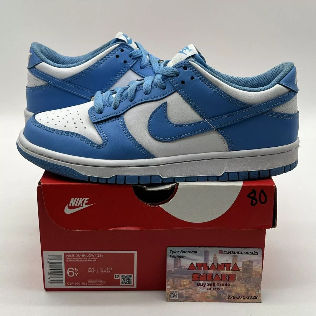 Nike Low Top Sneakers Nike dunk low university blue White
