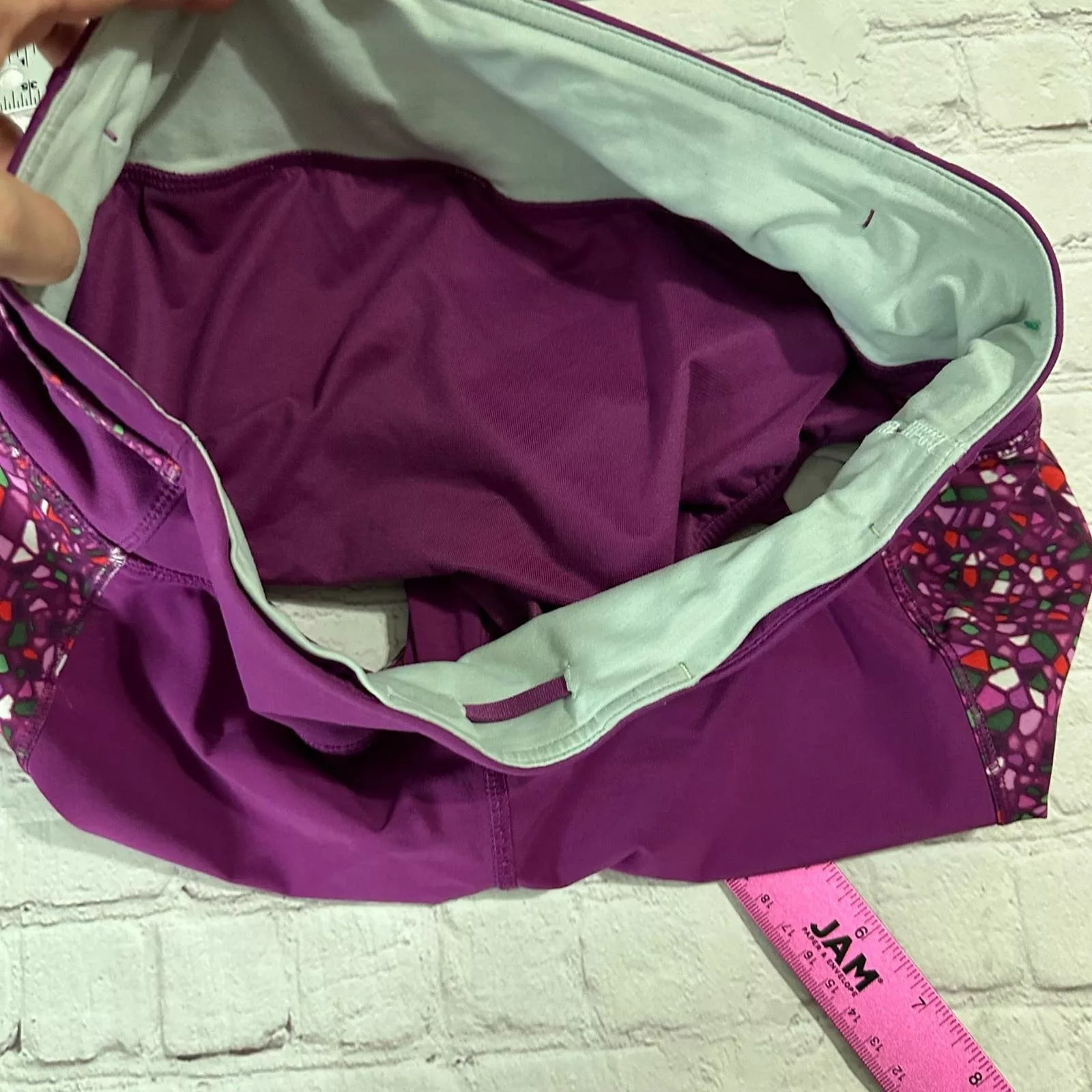 lululemon shorts size 6 Purple