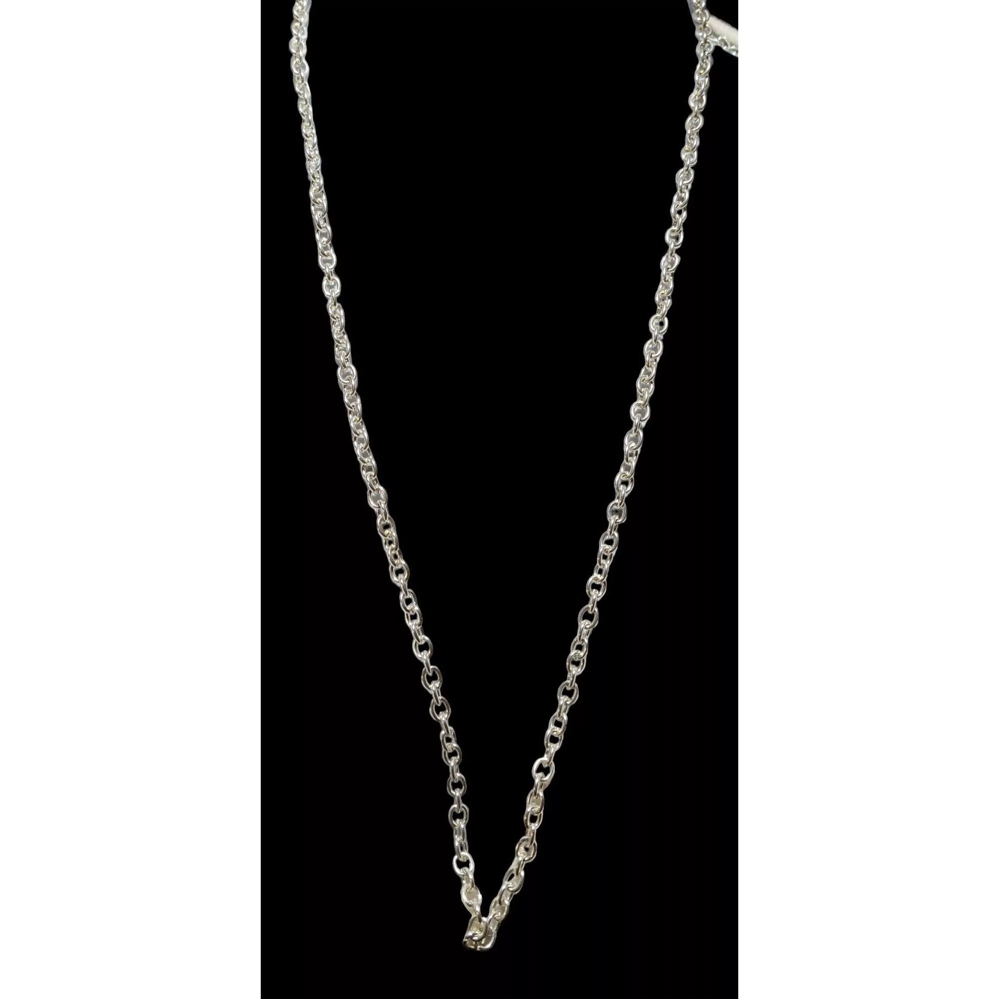 Other Necklaces Other Simple Bright Silver Chain Adjustable Necklace