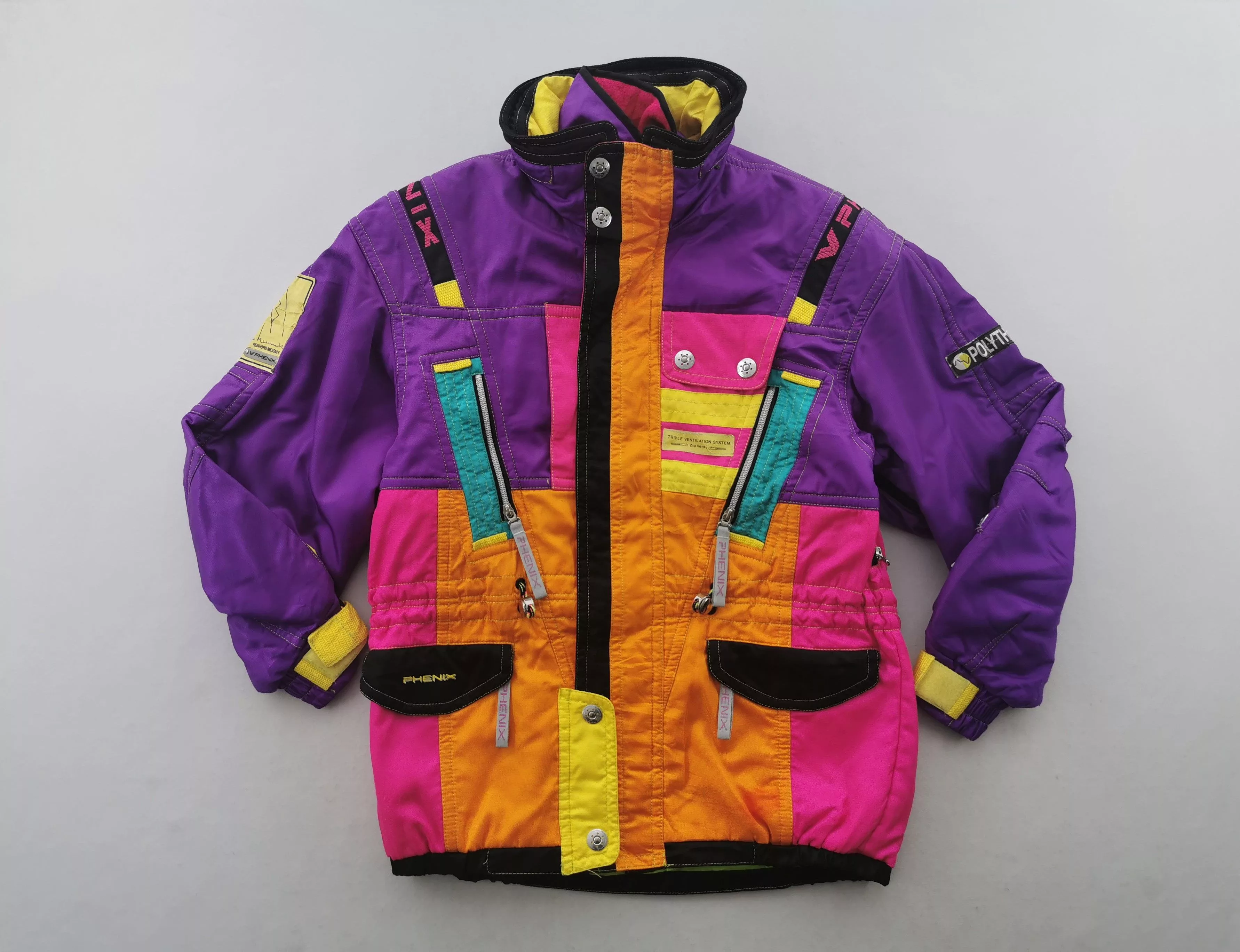 Phenix Light Jackets Vintage Phenix Multicolor Winter Ski Jacket Size M