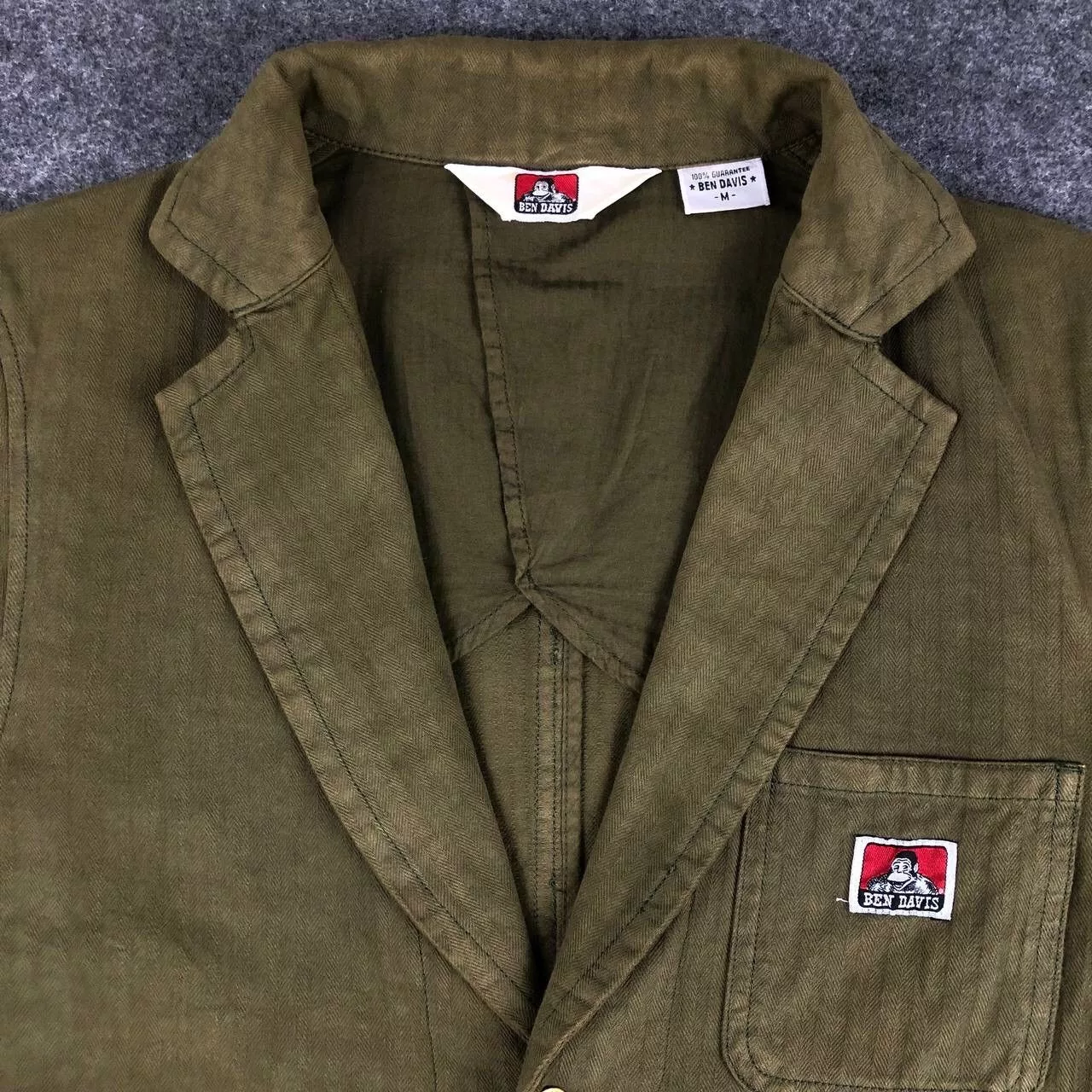 Ben Davis Light Jackets Ben Davis × Vintage Ben Davis Rare Design jacket Inspired by Vintage Army Green Streetwear