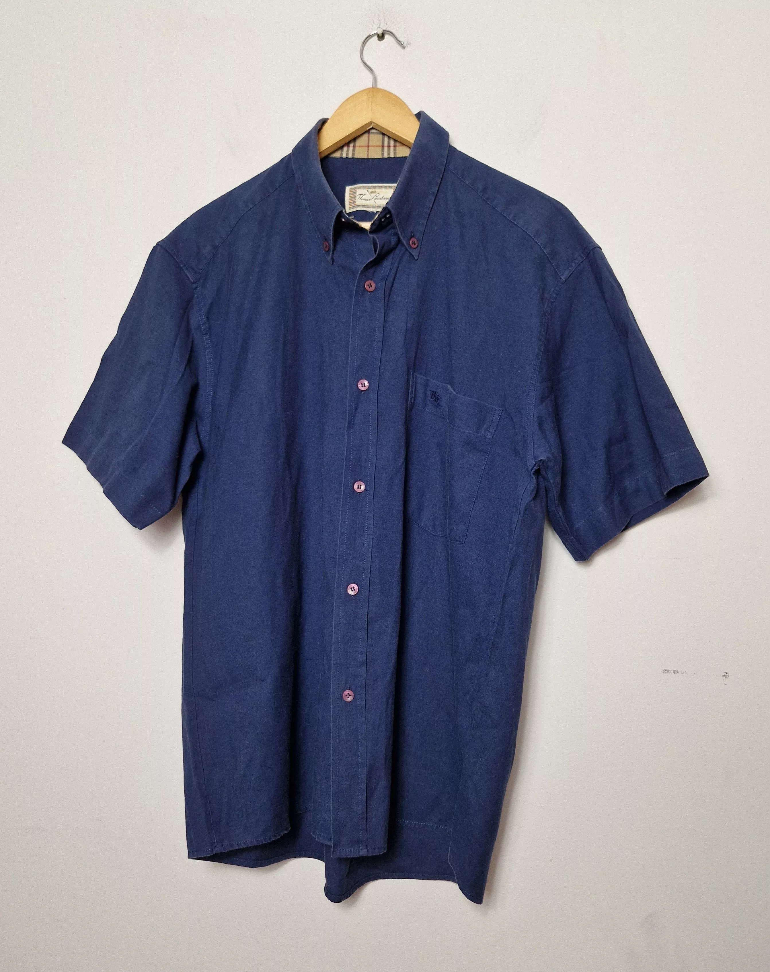 Burberry Shirts Button Ups Burberry × Vintage Thomas Burberry shirt Blue