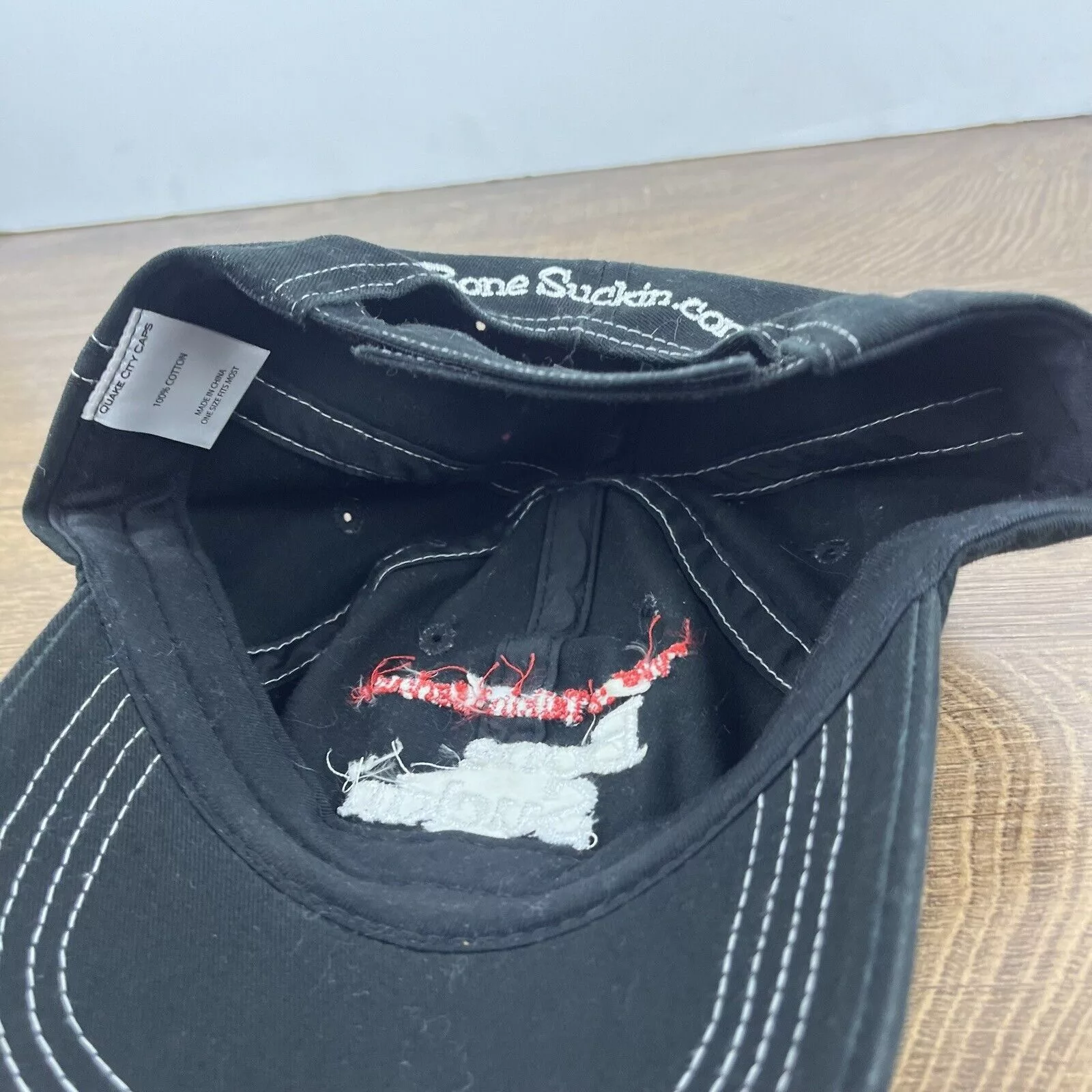 Other Hats Other Bone Suckin' Sauce Hat Adjustable Hat Black Hat Adjustable B