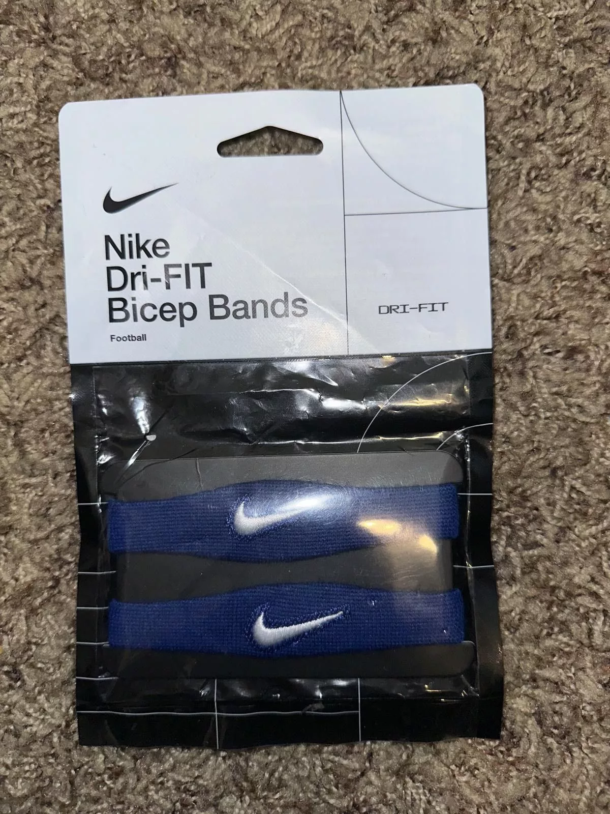 Nike Miscellaneous Nike Dri-Fit Bicep Bands Blue